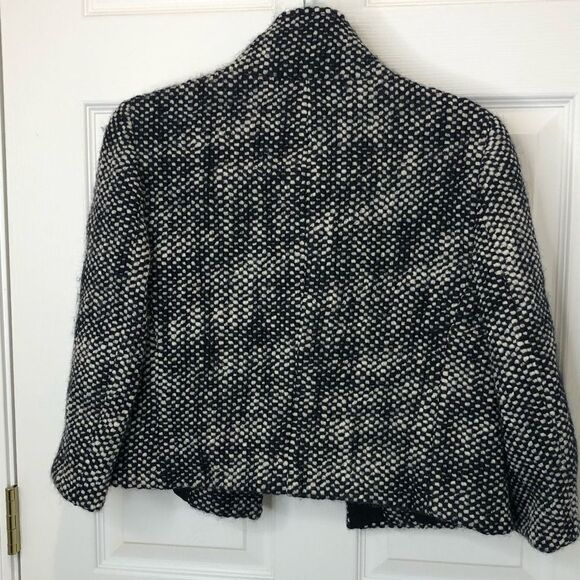 Ann Taylor Loft wool blend button front long sleeve blazer jacket, size small - Picture 12 of 16